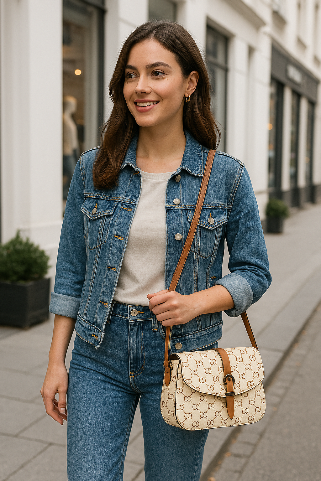 Elegant brown shoulder bag for women, perfect for elevating any wardrobe.