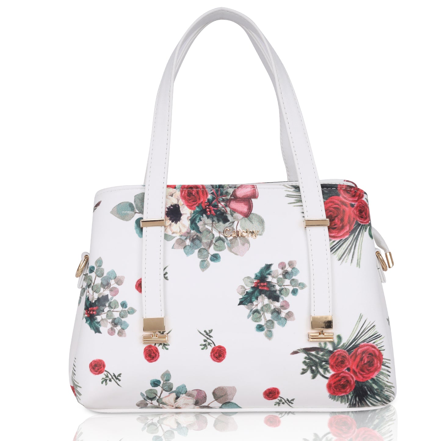 Front view of catchy everyday women use hand bag.