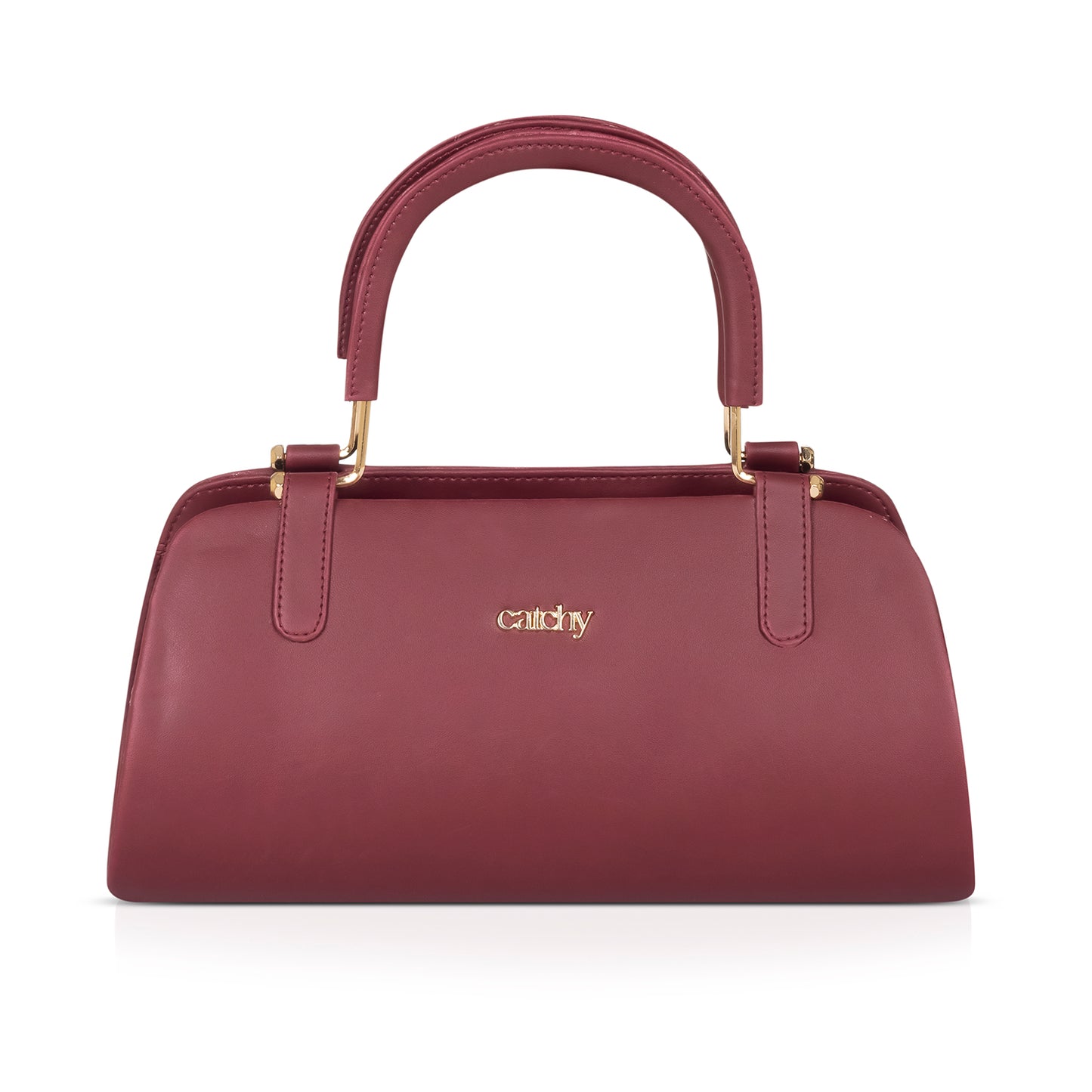 Blush Pink Elegant Slingbag with Gold Chain – Stylish Shoulder & Hand Carry Purse