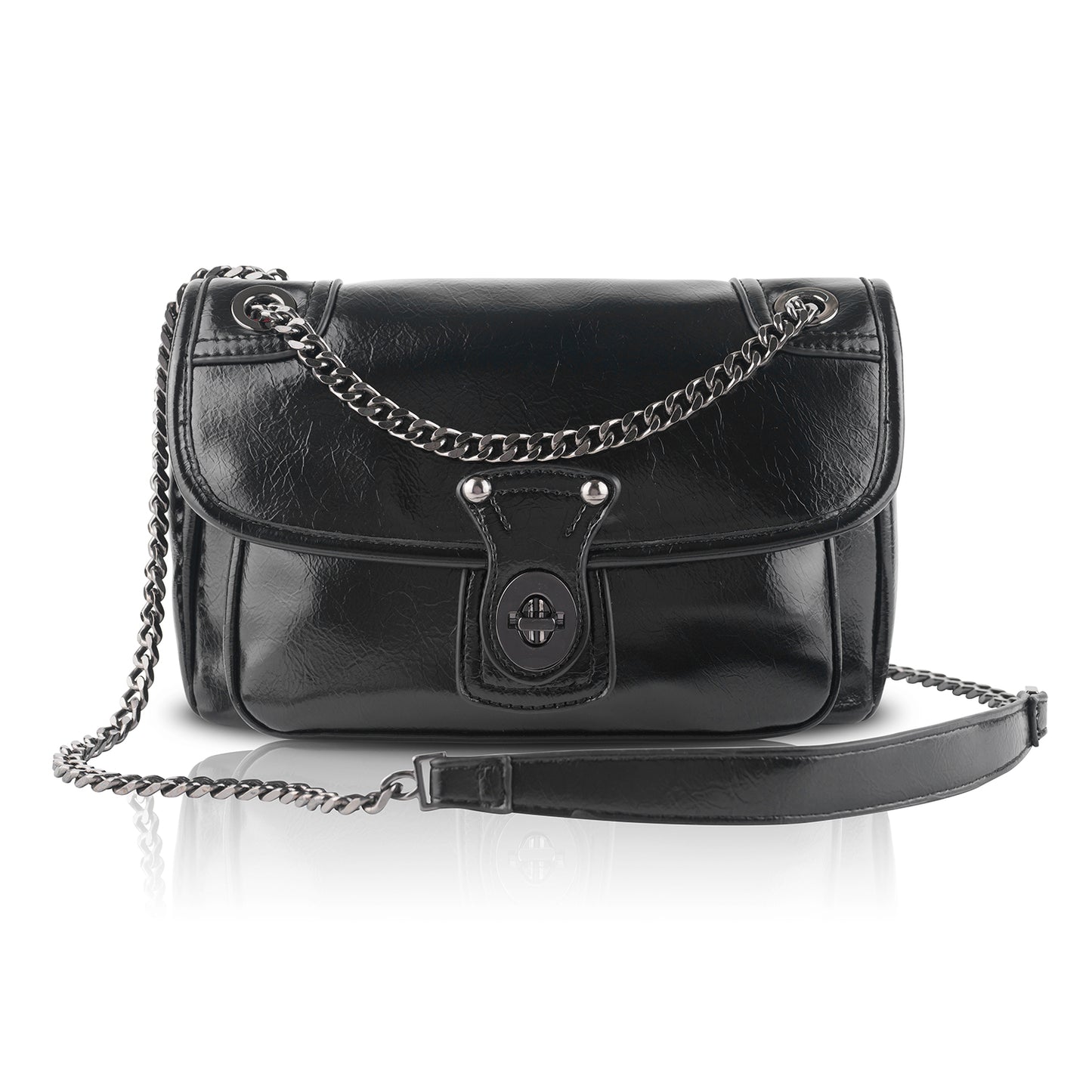 Best sling bag for women, highlighting a stunning thick chain women sling bag.