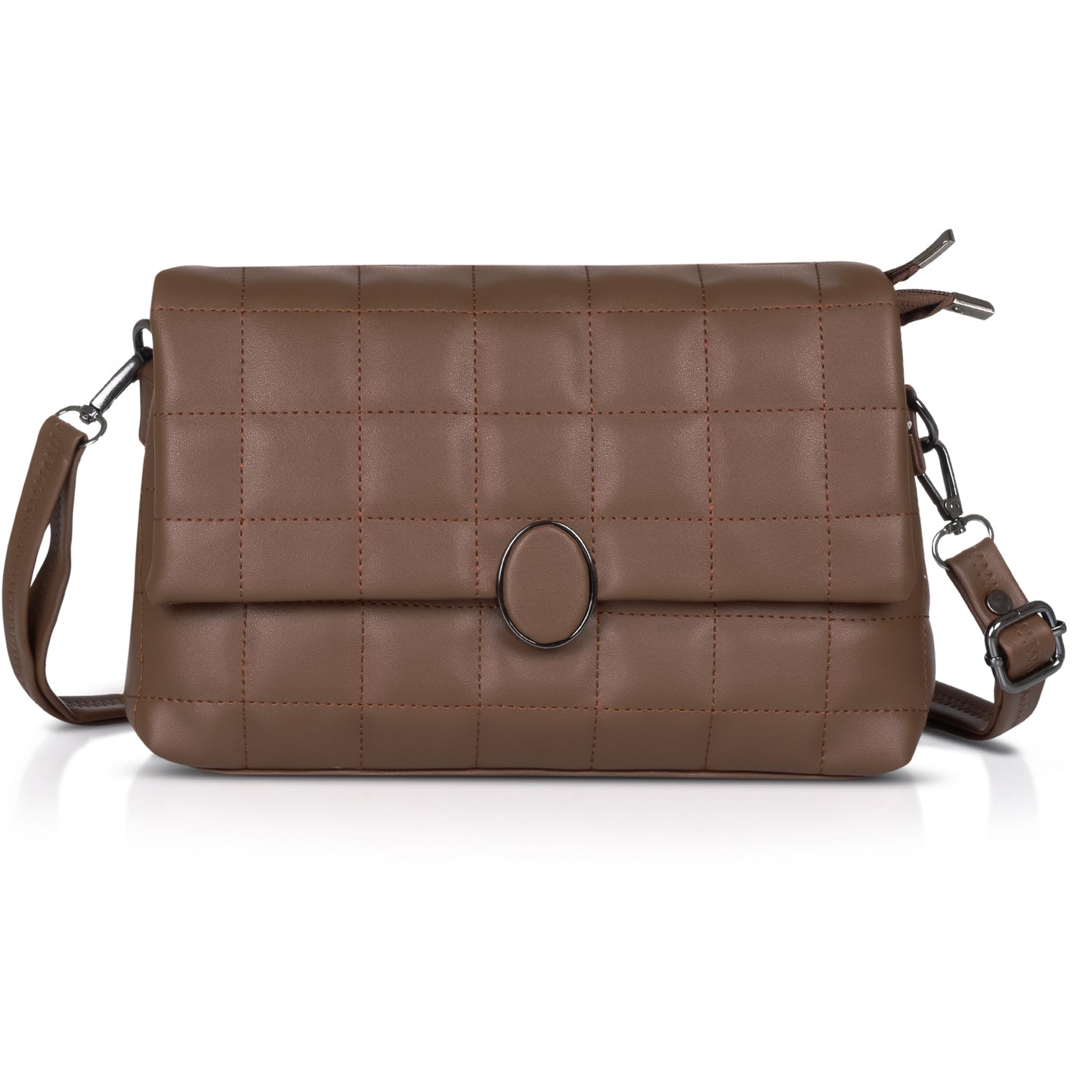 Chic black shoulder bag with quilted design, perfect for elevating casual outfits.