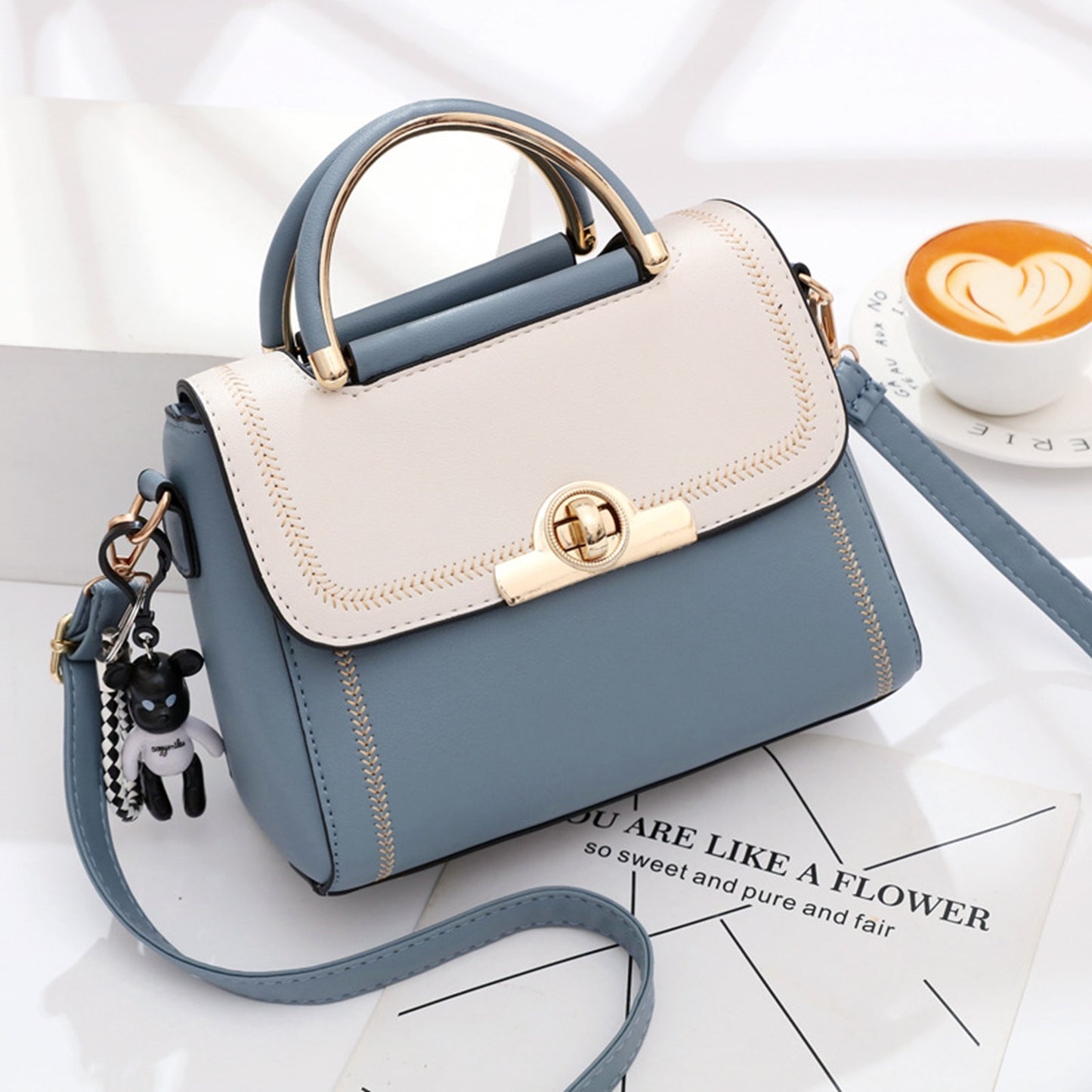 Dual Color Sling Bag: Stylish sling bag for travel, perfect for ladies.