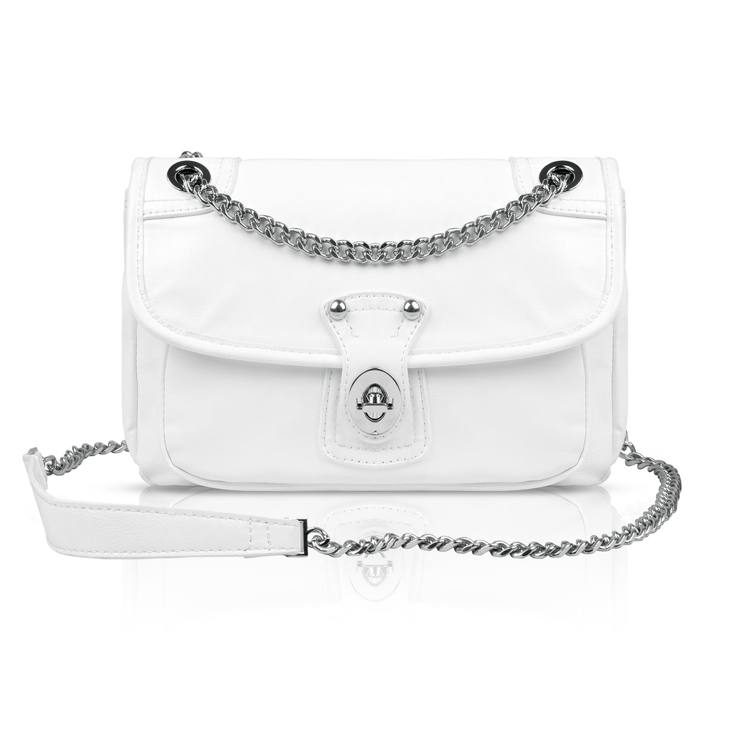 Stylish thick chain women sling bag, the best chain sling bag for trendy looks.