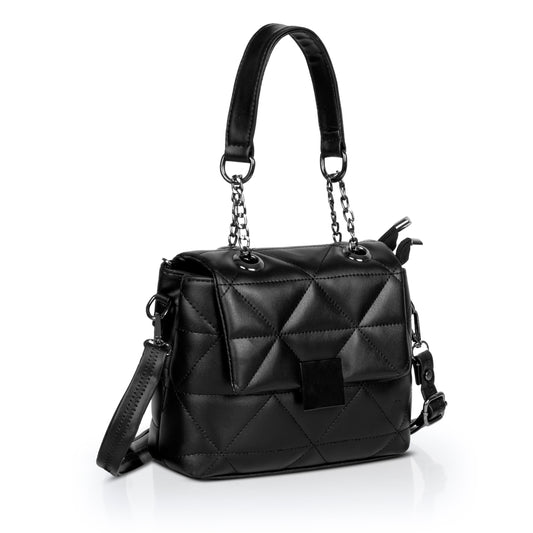 Catchy Quilted Sling Bag – Trendy shoulder sling bag with Chain Strap