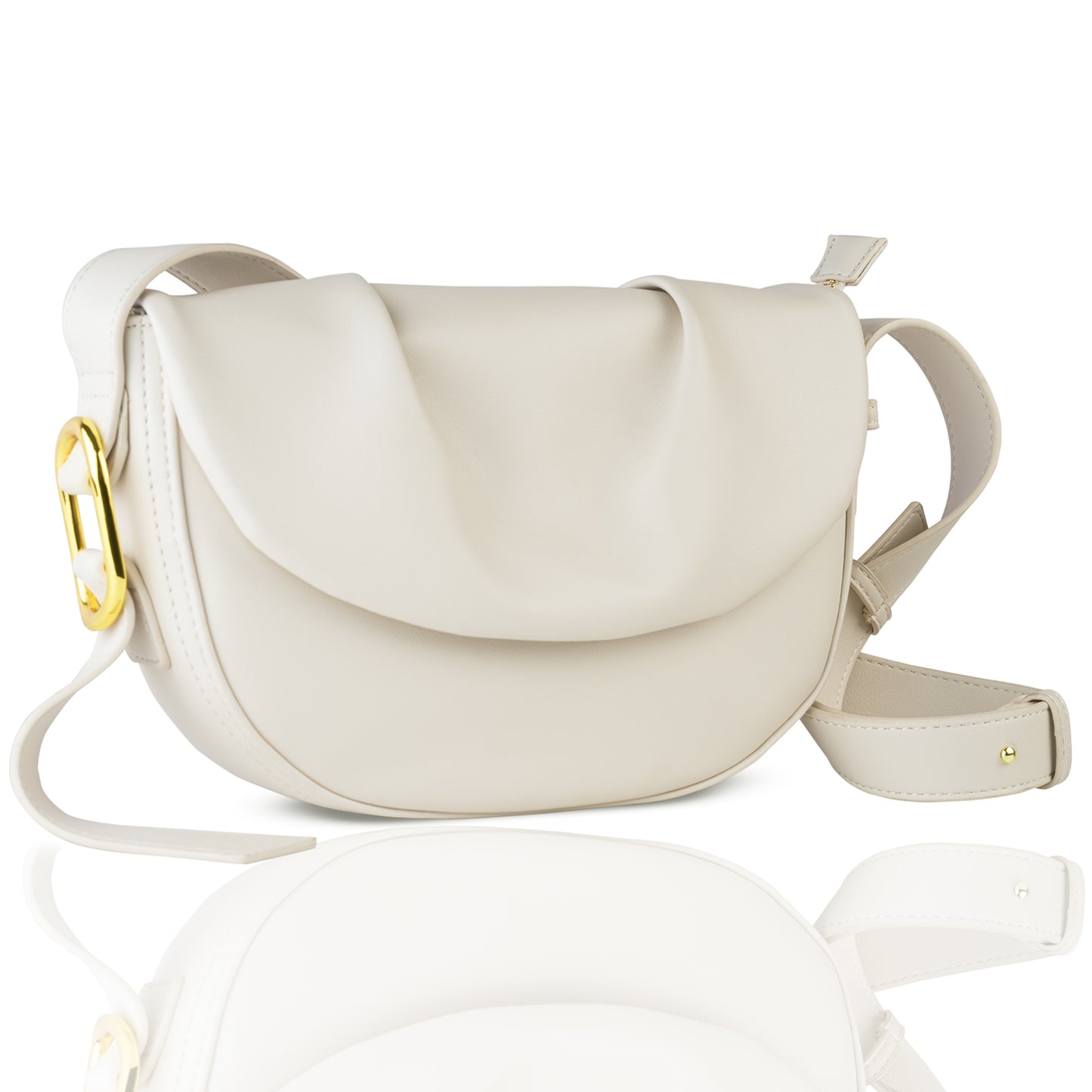 Women Sling Bag with frill design, blending style and functionality.