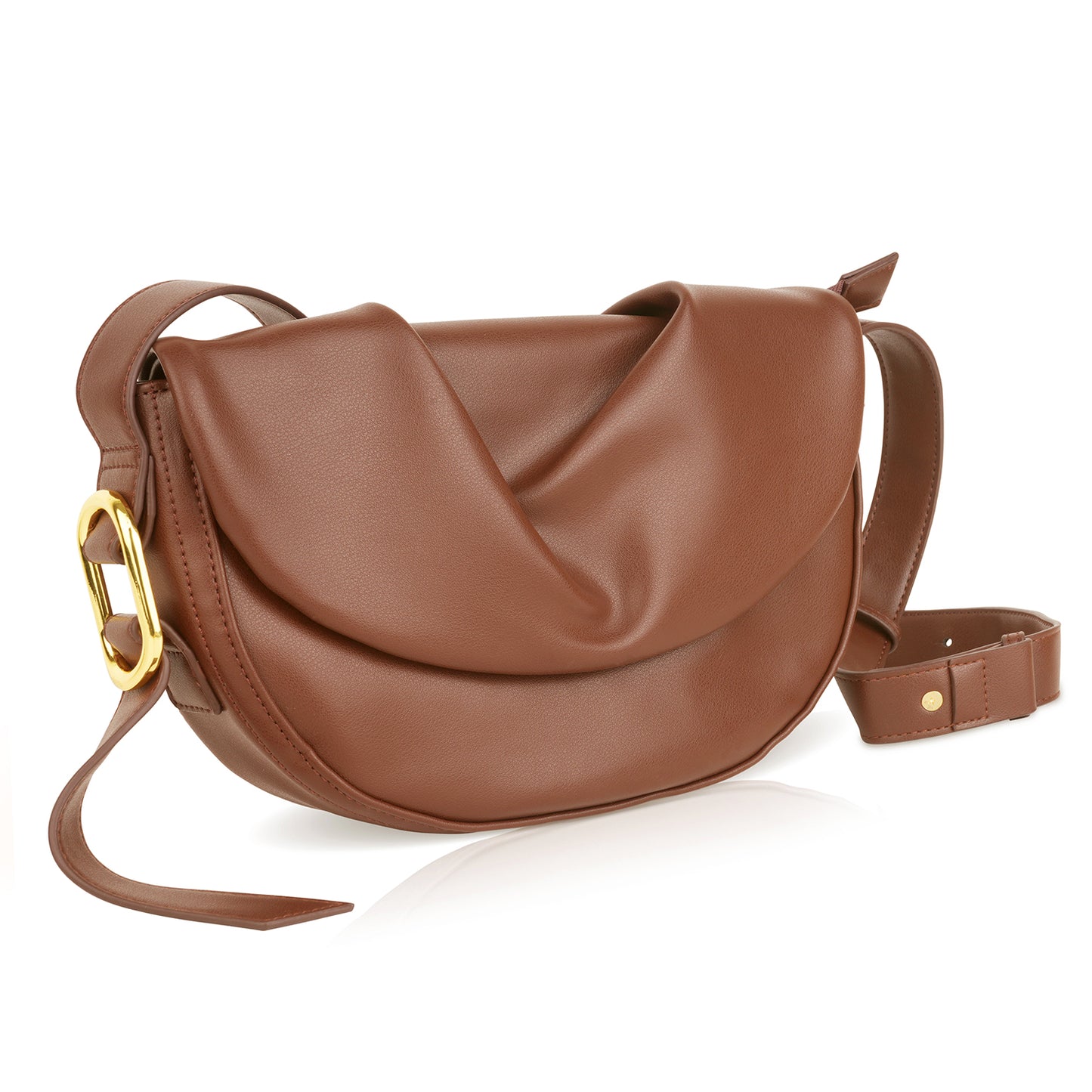Elegant sling bag showcasing the Frill Design Sling Bag for women.