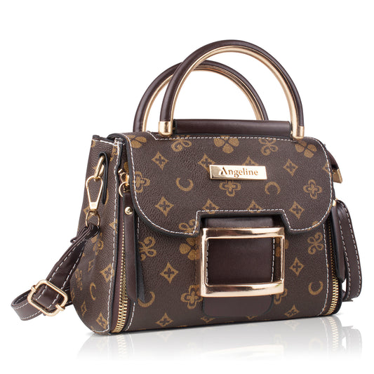 Stylish Classic Brown Sling Bag for women, perfect for everyday elegance.