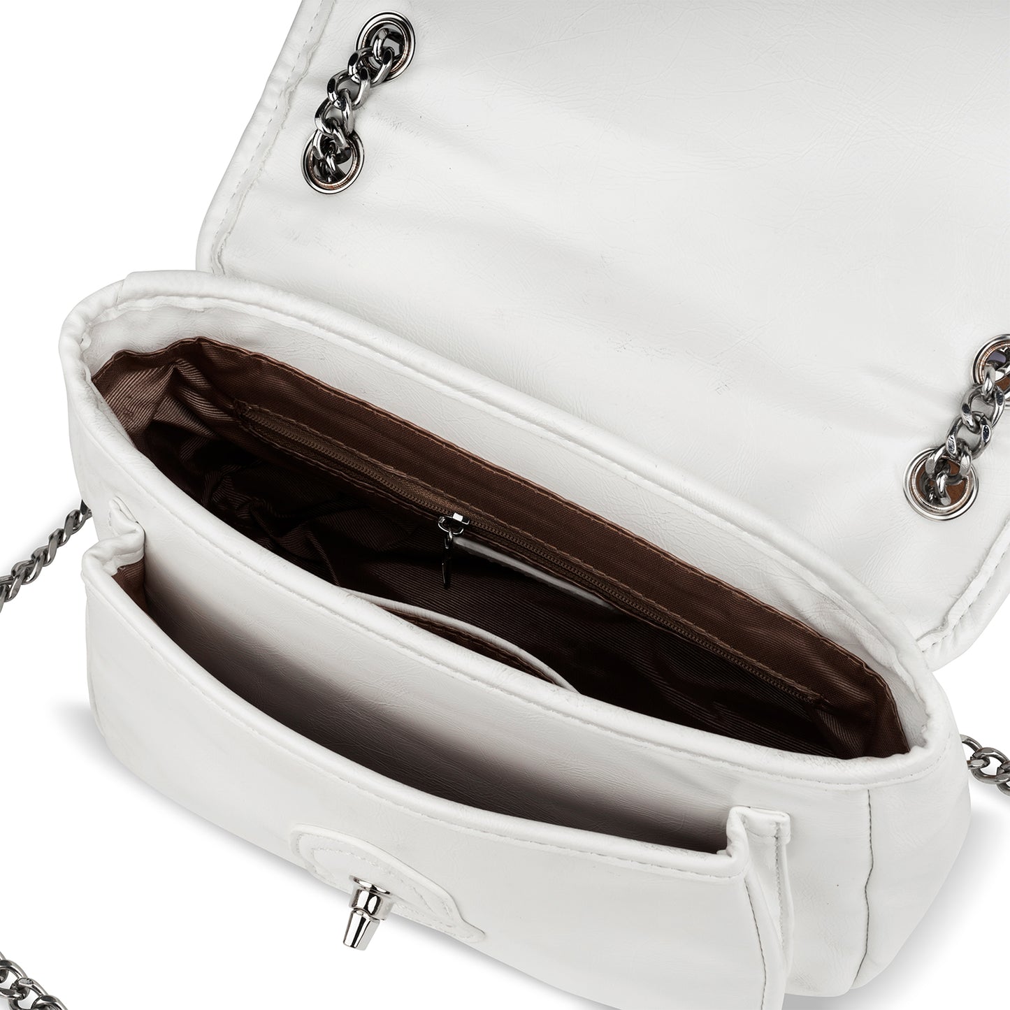 Thick chain women sling bag showcasing the best sling bag for women in style.