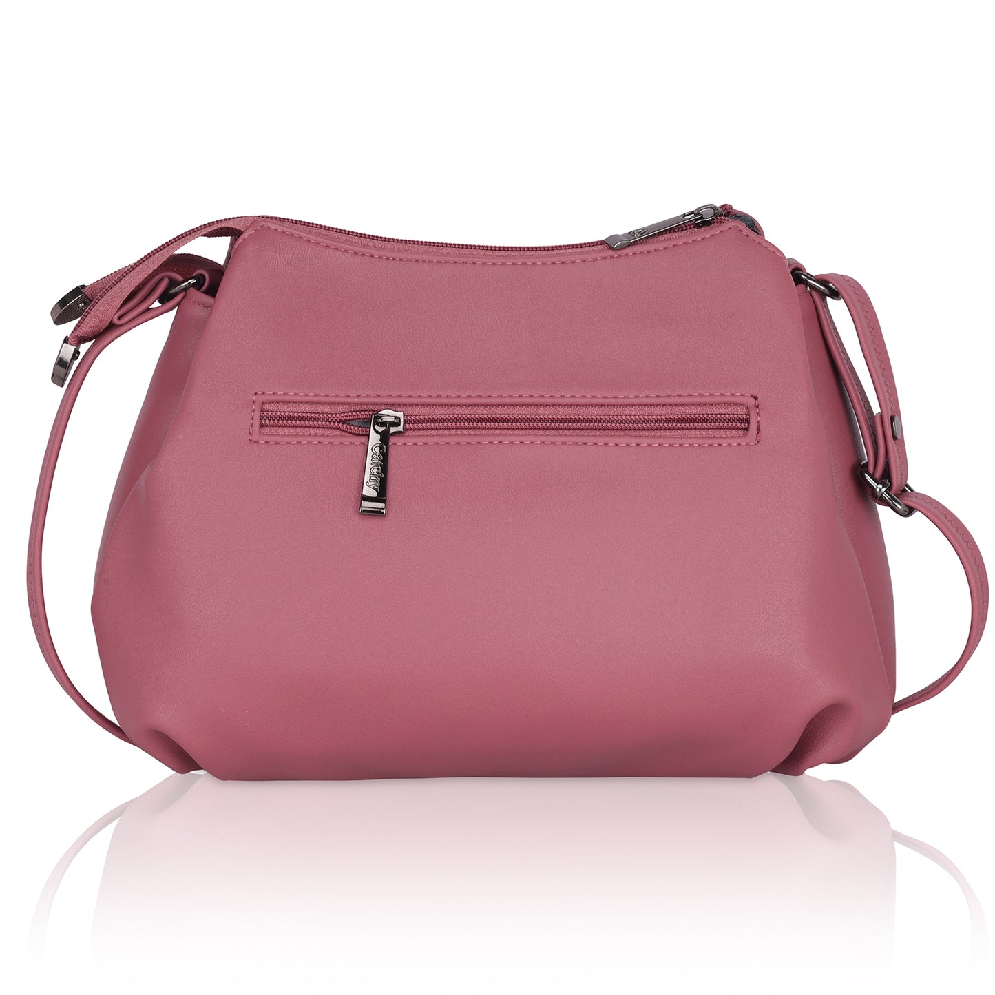 Shoulder sling bag women's tan suede for boho charm.