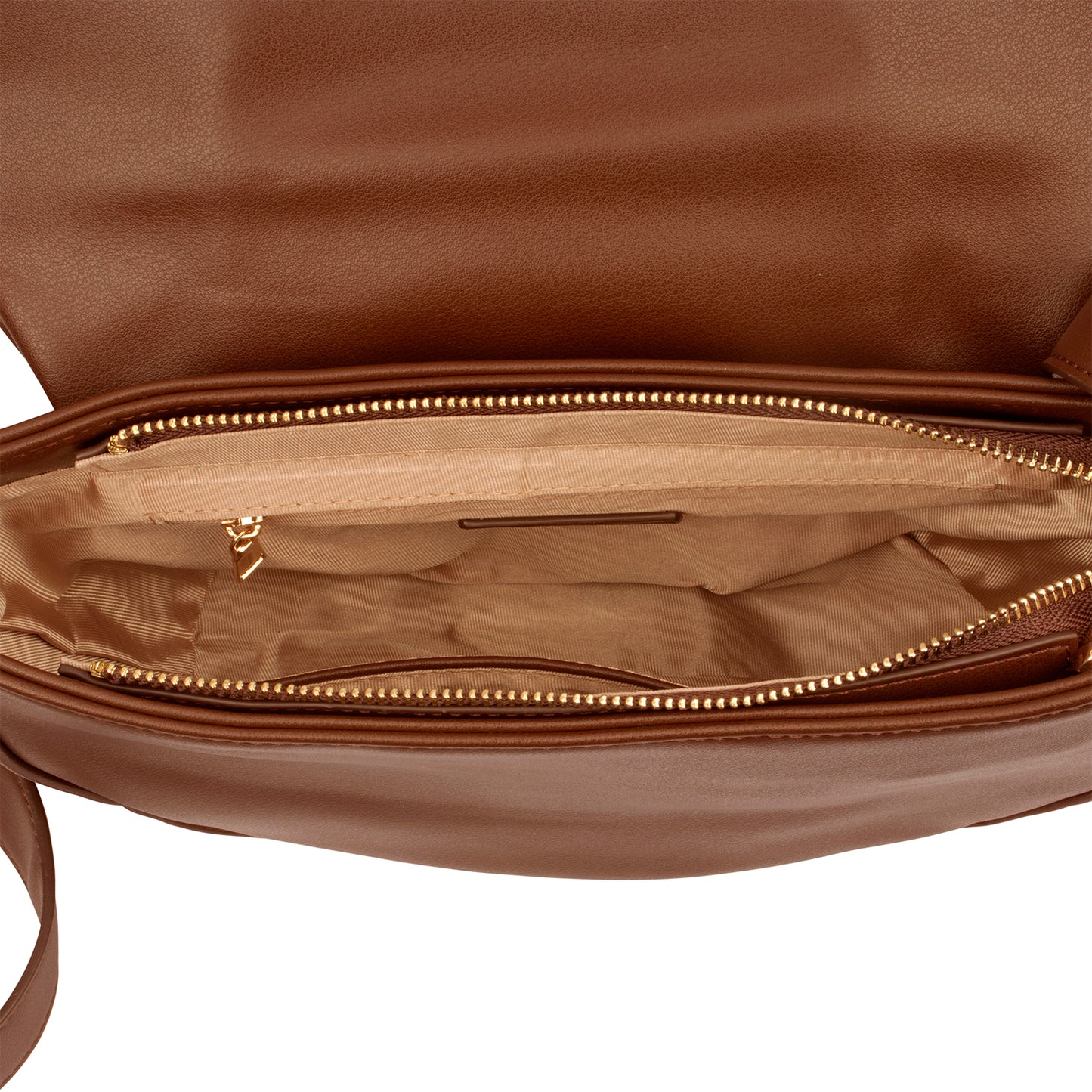 Frill Design Sling Bag, a beige sling bag for women with timeless charm.
