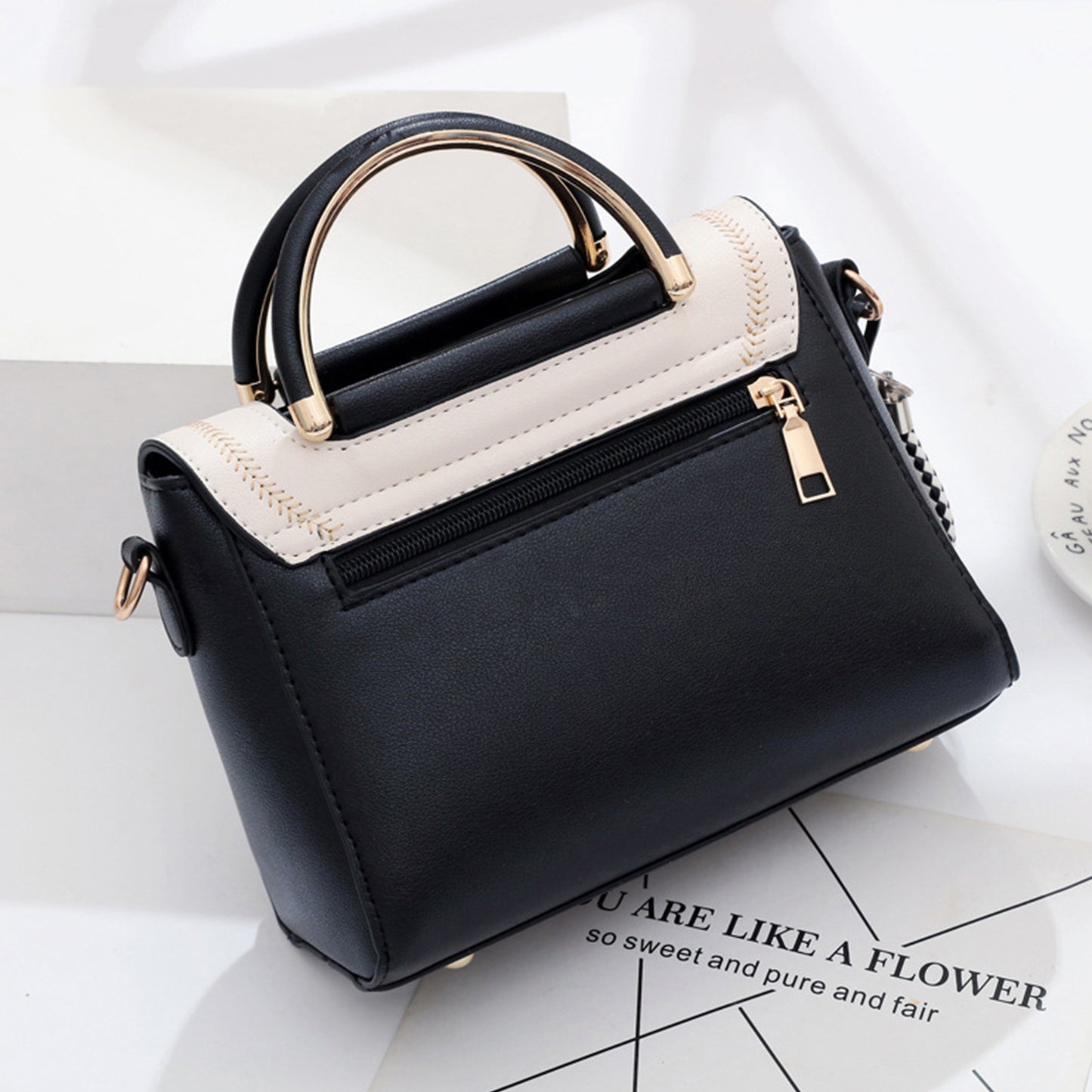 Buy best Stylish sling bags for ladies: Dual Color Sling Bag for flair.