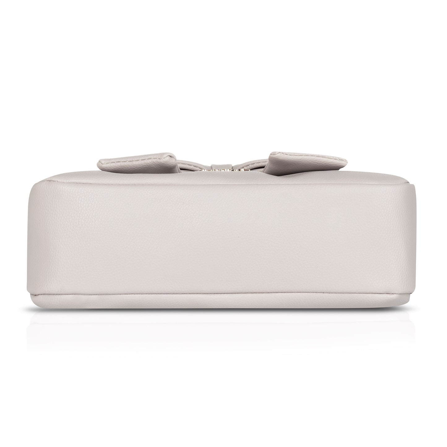 Premium PU leather handbag styled with a blazer for a work-ready look.