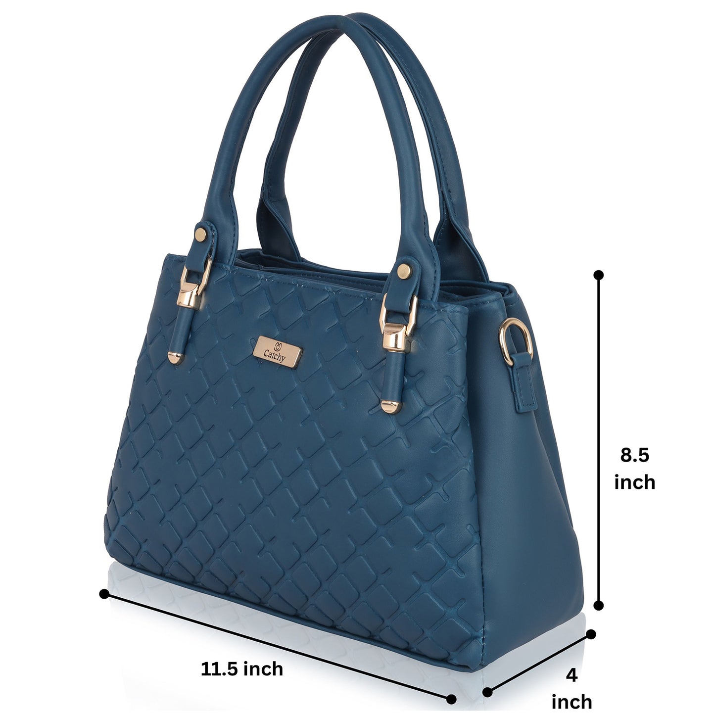Catchy women hand bag styled for casual wear.