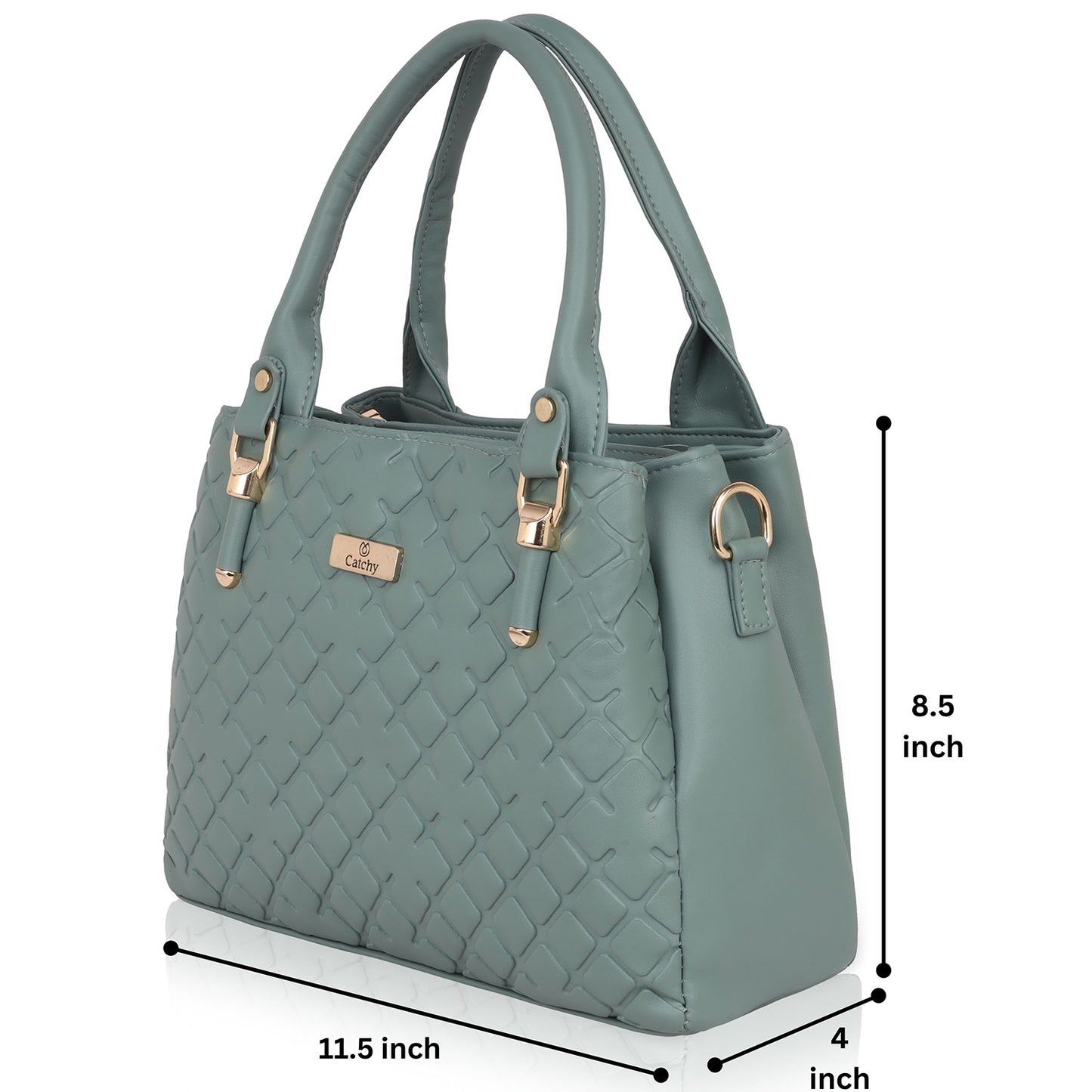 Cross body handbags for women in white finish.
