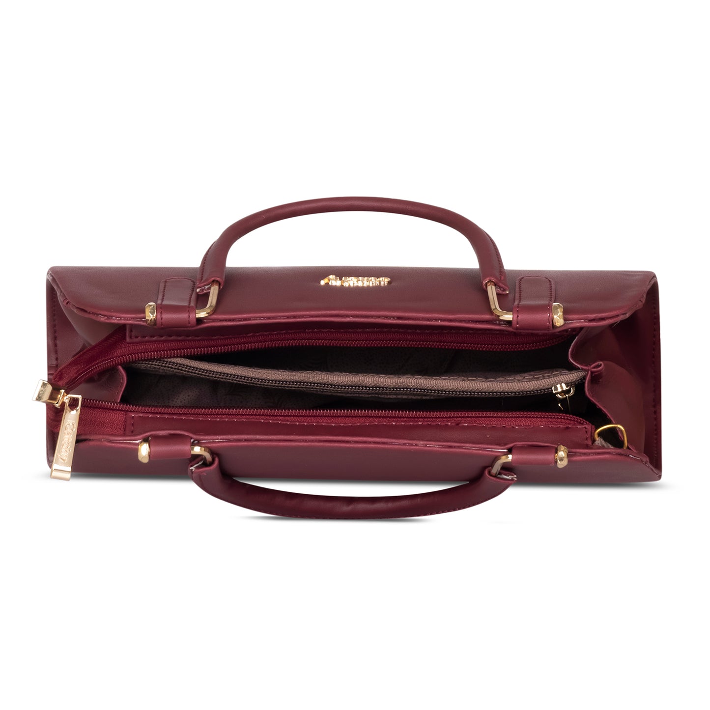 Blush Pink Elegant Slingbag with Gold Chain – Stylish Shoulder & Hand Carry Purse