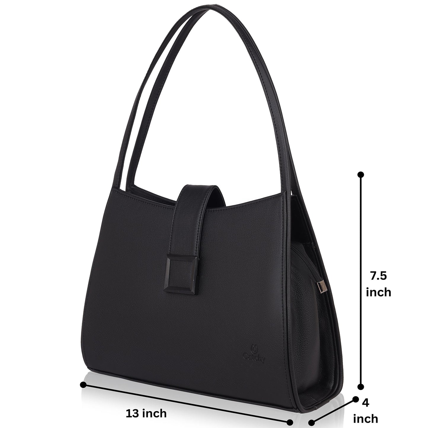 Chic Designer Women Handbag in black, perfect for evening outings.