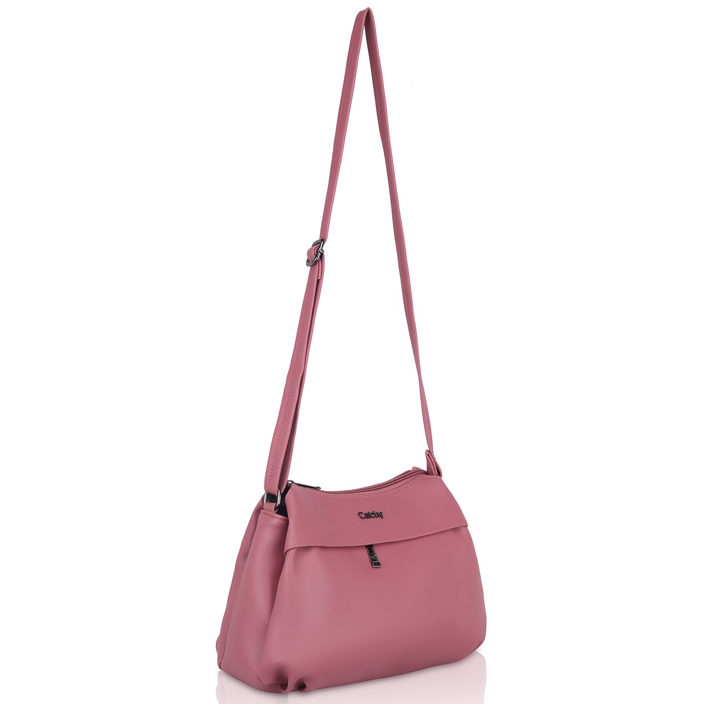 Shoulder sling bag women's quilted black for luxe appeal.