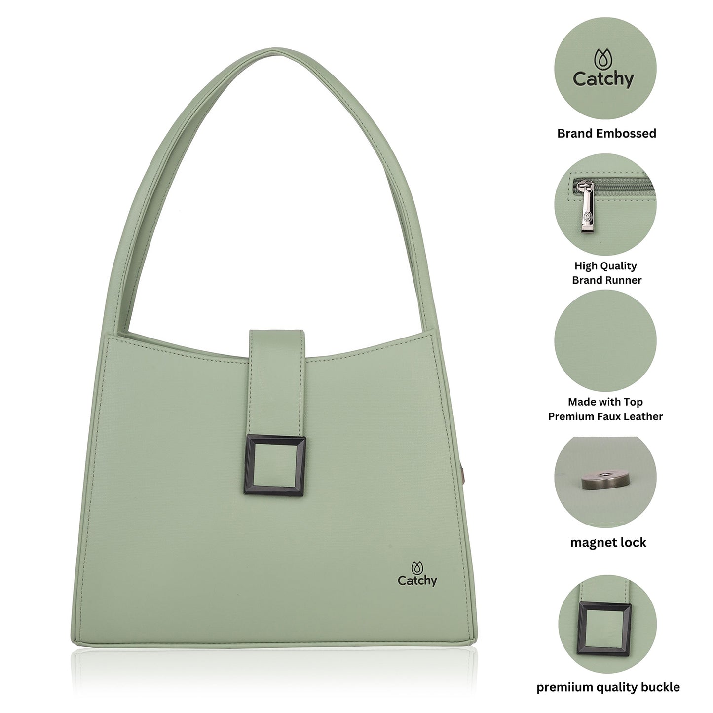Designer Women Handbag in a bucket style, combining fashion and function.