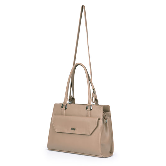 Catchy PU Tote Bag – Elegant Office & Casual Shoulder Handbag for Women