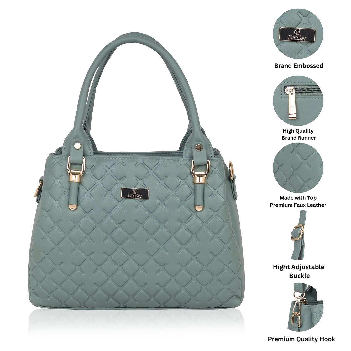 Cross body handbags styled for travel ease.