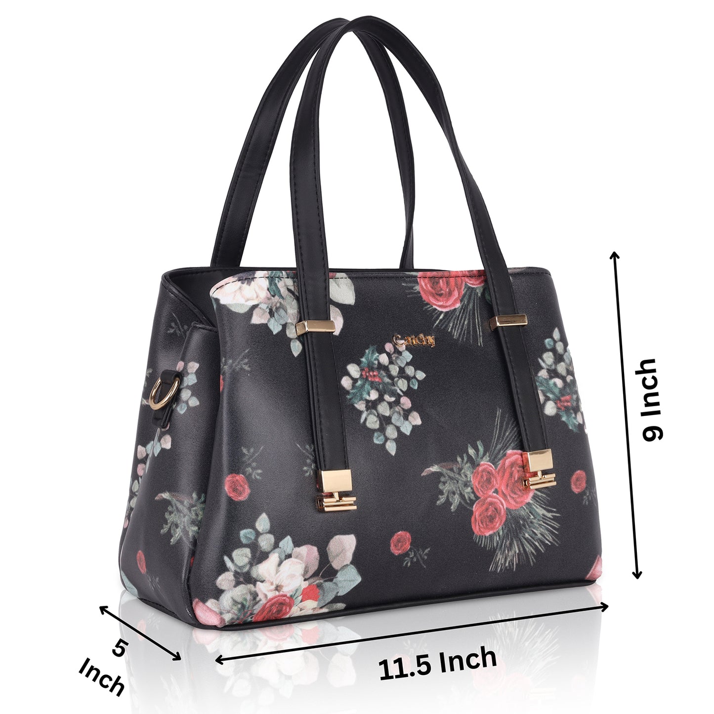 Catchy everyday women use hand bag for errands.