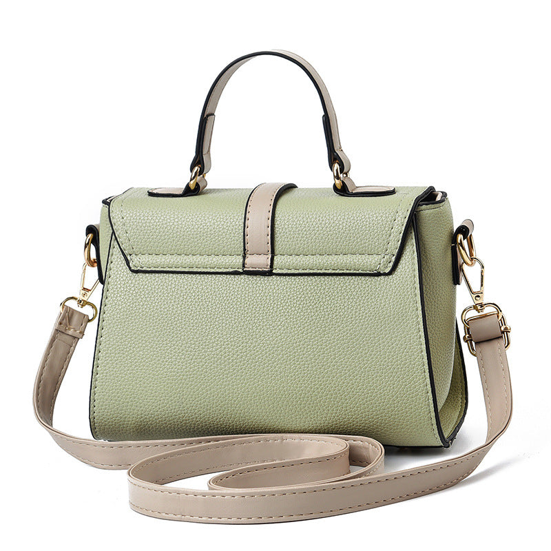 Green and Black Sling Bag for Women's
