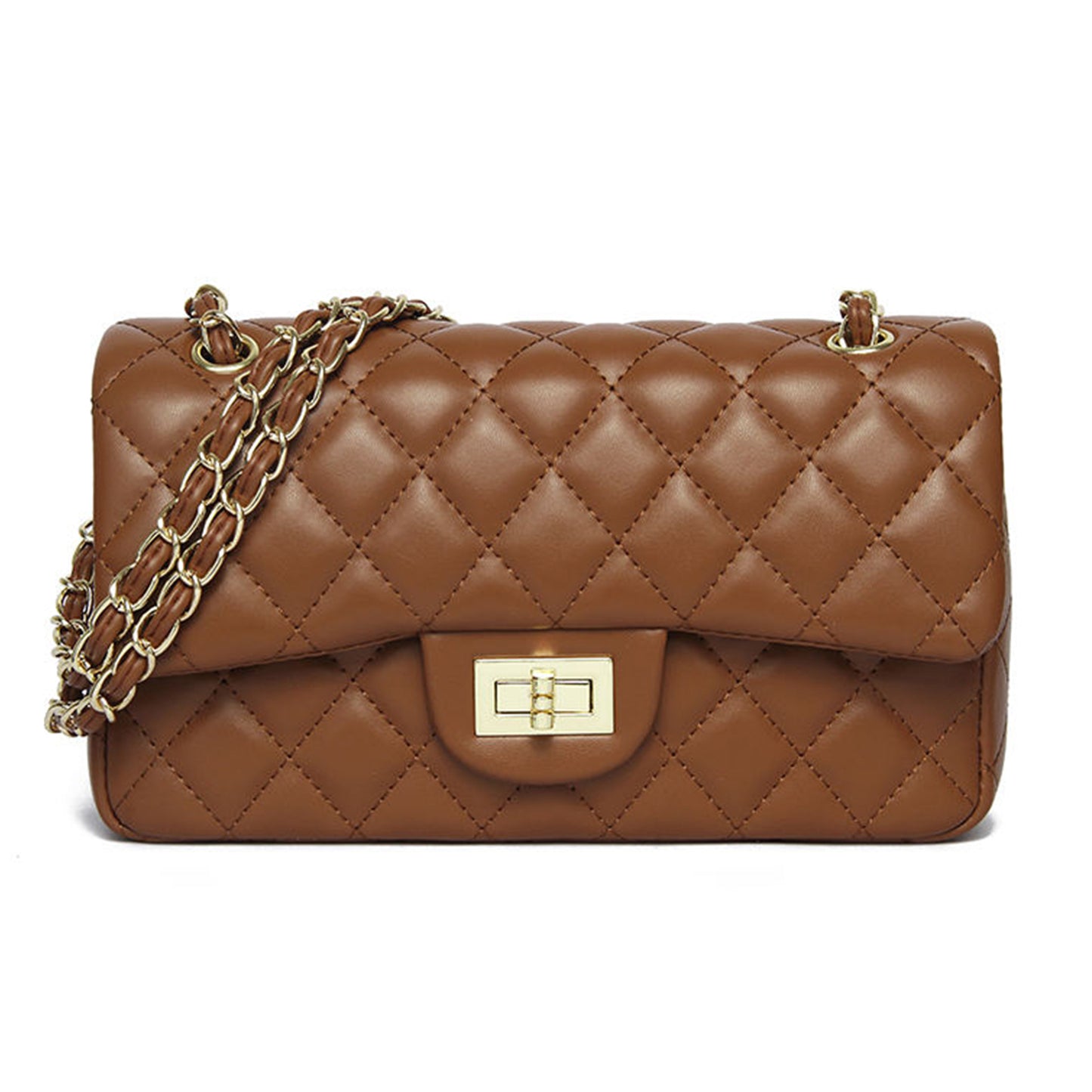 Celebrity style sling bag with silver embellishment.