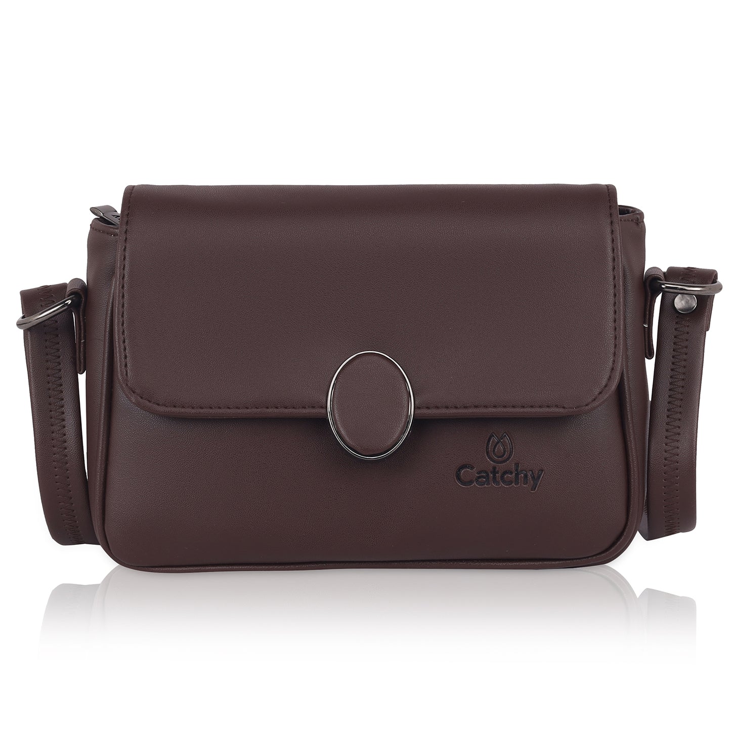 Catchy Everyday use Evening Tan, Brown and Black Sling Bag