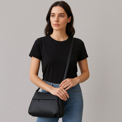 Catchy Everyday use Evening Beige, Black and Pink Sling Bag