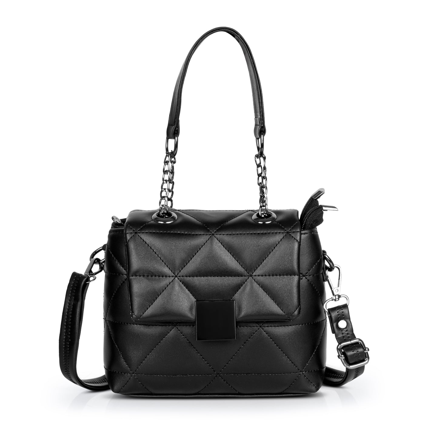 Catchy Quilted Sling Bag – Trendy shoulder sling bag with Chain Strap