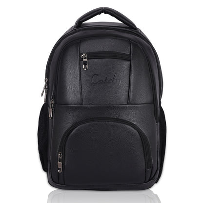 Catchy Everyday use Laptop Backpack in Black & Brown