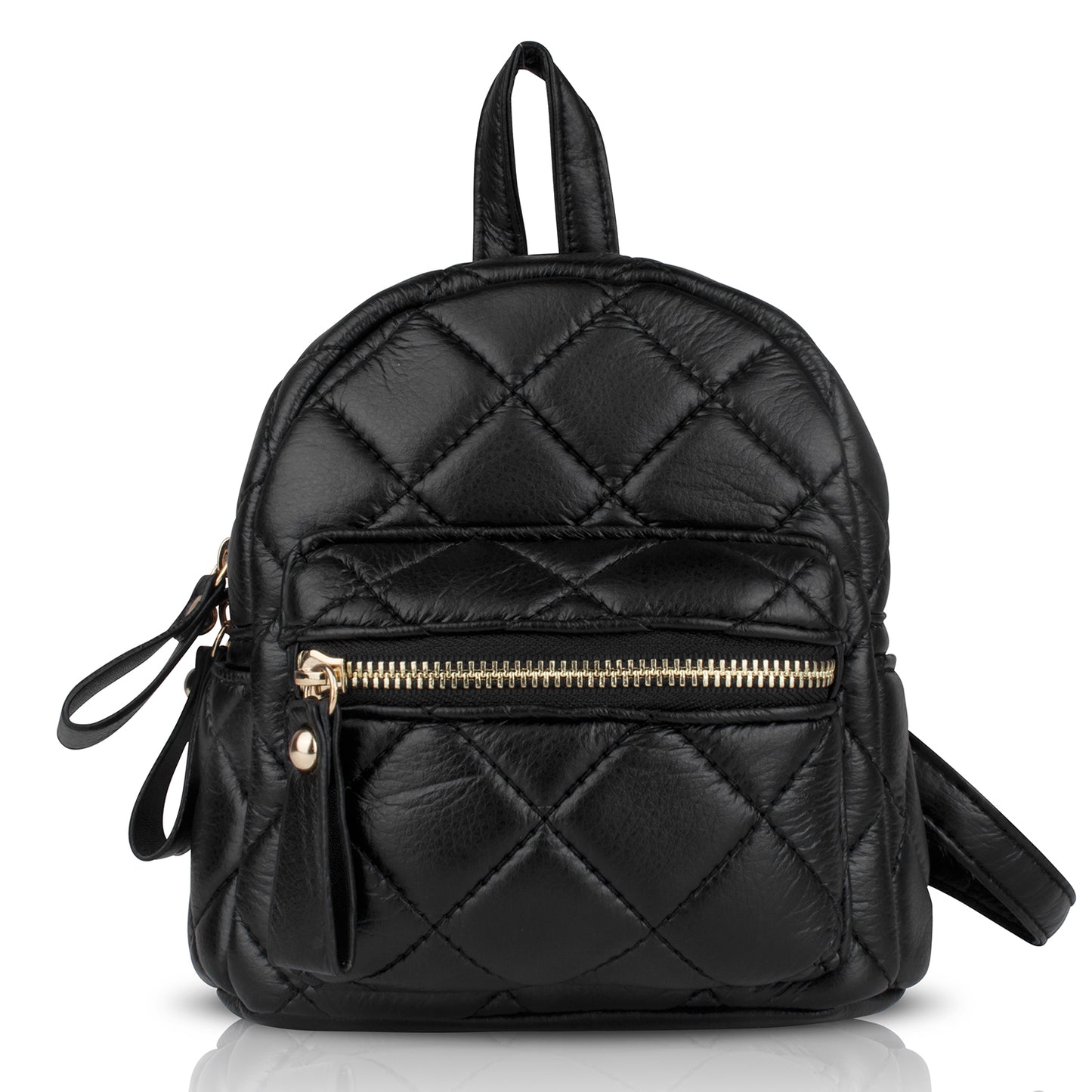 Mini Black Travel Back Pack for Women perfect for Airport Look