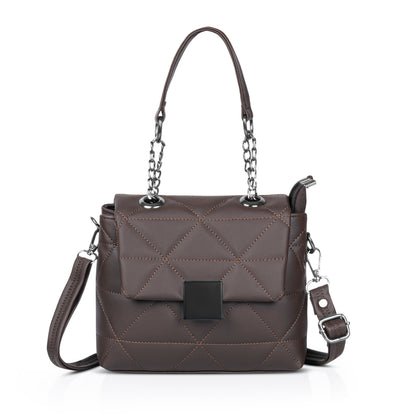 Catchy Quilted Sling Bag – Trendy shoulder sling bag with Chain Strap