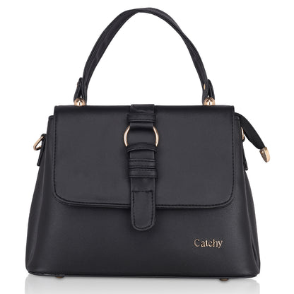 Catchy Everyday use Evening Black & Brown Sling Bag