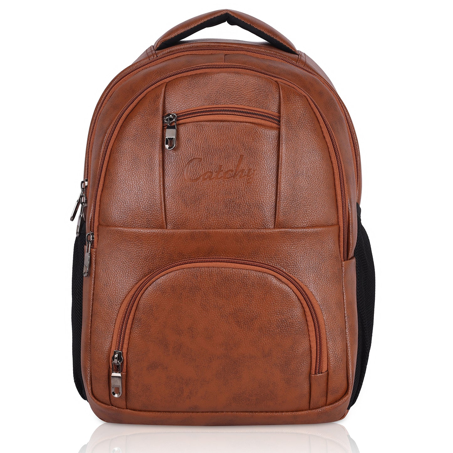 Catchy Everyday use Laptop Backpack in Black & Brown