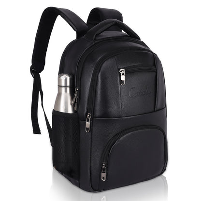 Catchy Everyday use Laptop Backpack in Black & Brown