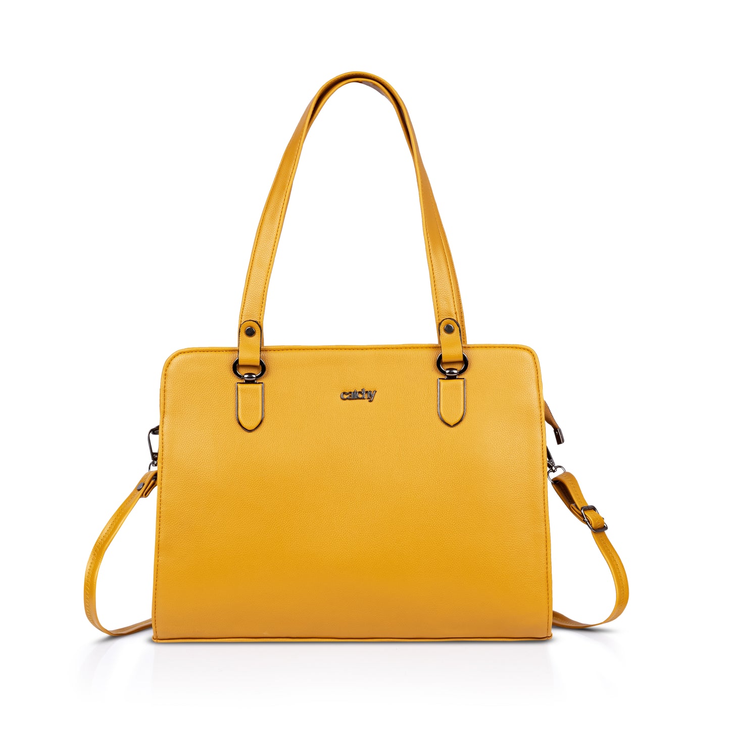 Catchy Classic PU Tote Bag – Stylish Handbag for Work & Casual Outings