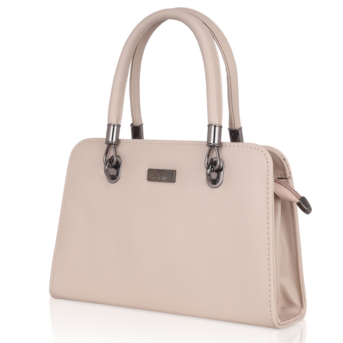 Catchy Everyday use Women Black & Beige Handbag