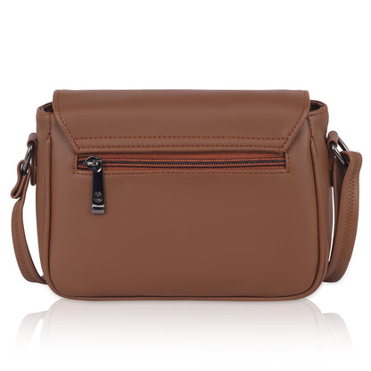 Catchy Everyday use Evening Tan, Brown and Black Sling Bag