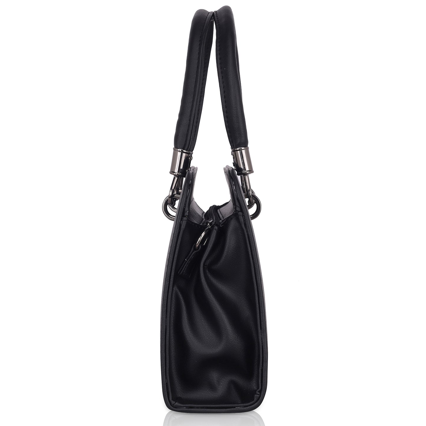 Catchy Everyday use Women Black & Beige Handbag