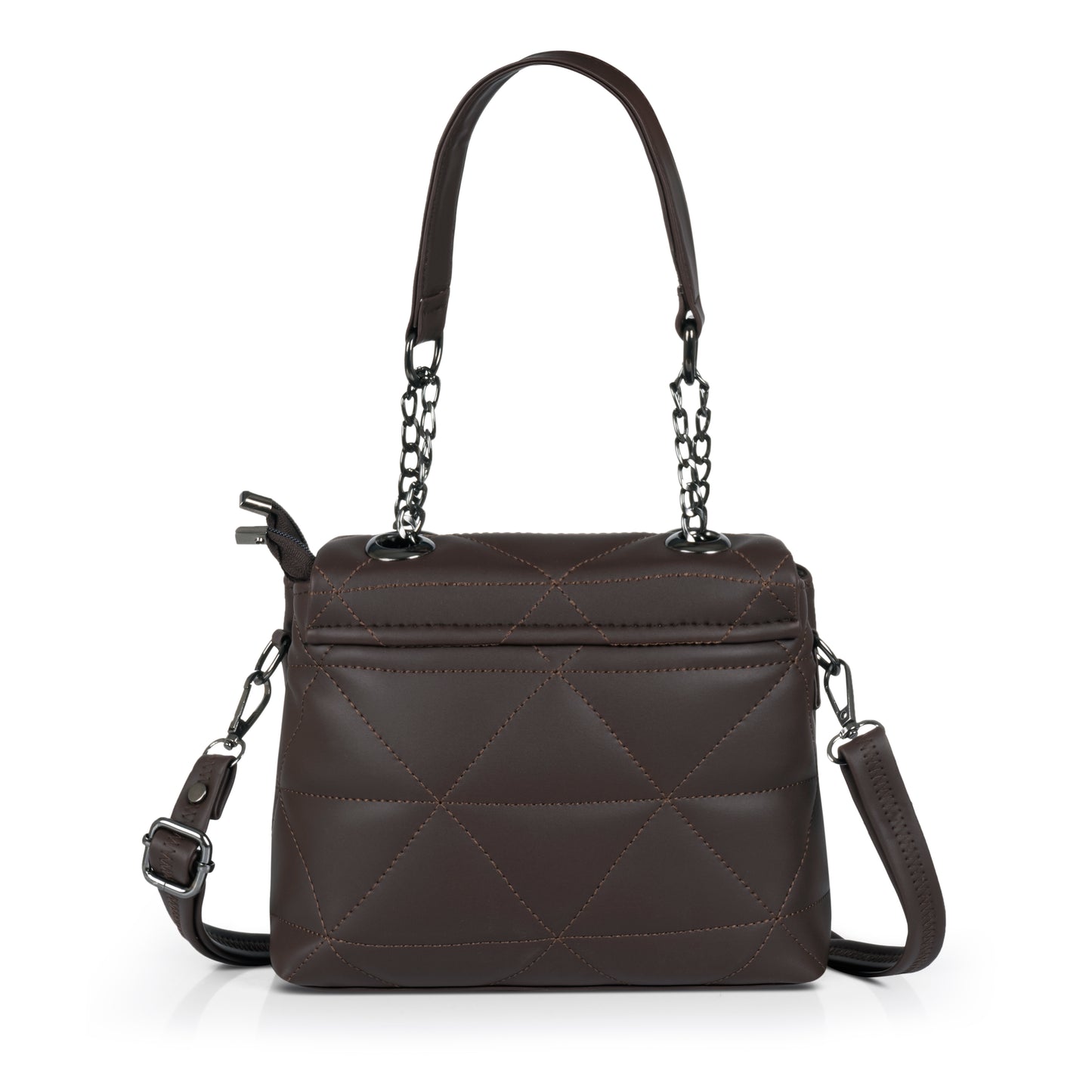 Catchy Quilted Sling Bag – Trendy shoulder sling bag with Chain Strap