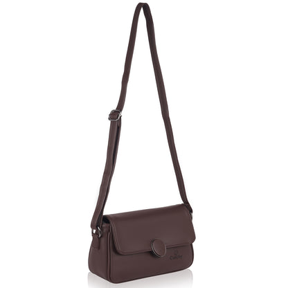 Catchy Everyday use Evening Tan, Brown and Black Sling Bag