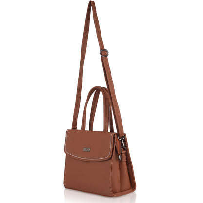 Catchy Everyday use Women Black, Brown and Tan Handbag