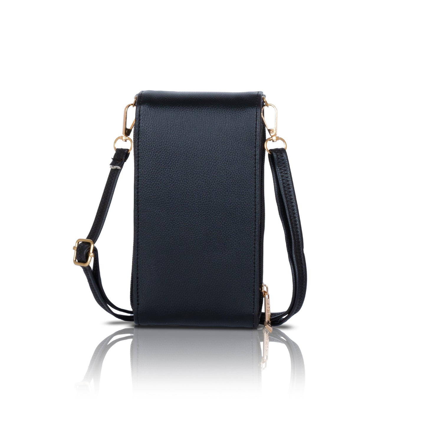 Catchy Women’s PU Mobile Sling Pouch – Compact Crossbody Mini Bag with Clasp Closure & Adjustable Strap
