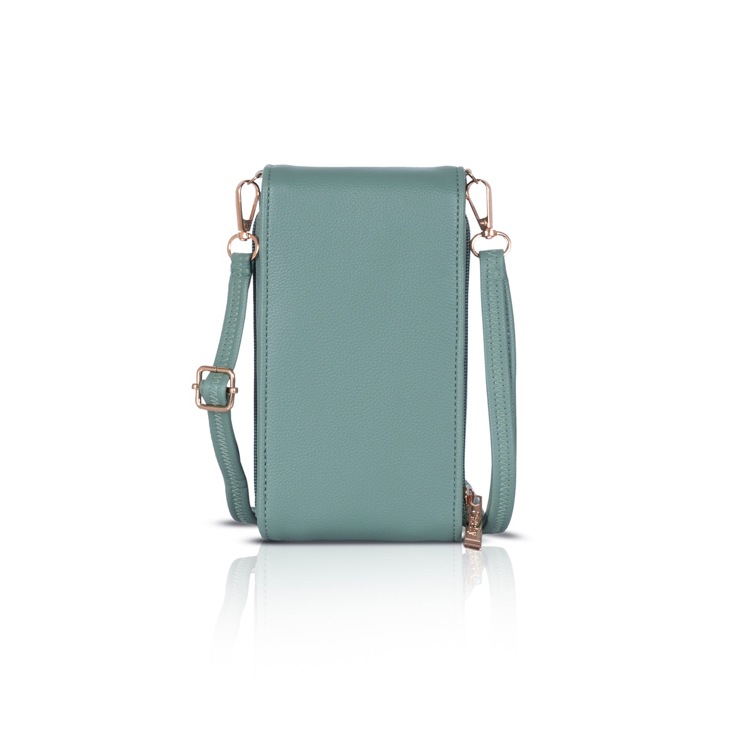 Catchy Women’s PU Mobile Sling Pouch – Compact Crossbody Mini Bag with Clasp Closure & Adjustable Strap