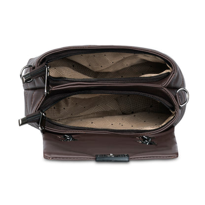 Catchy Quilted Sling Bag – Trendy shoulder sling bag with Chain Strap