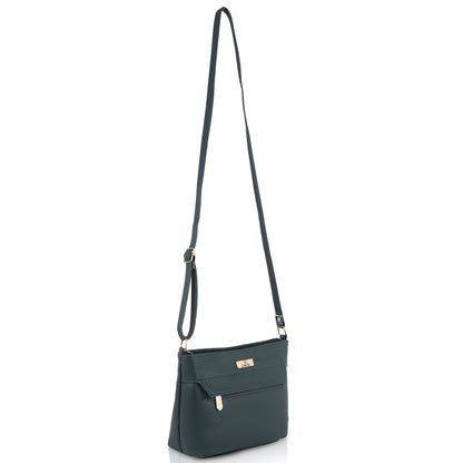 Catchy Everyday use Evening Black, Brown and Blue Sling Bag