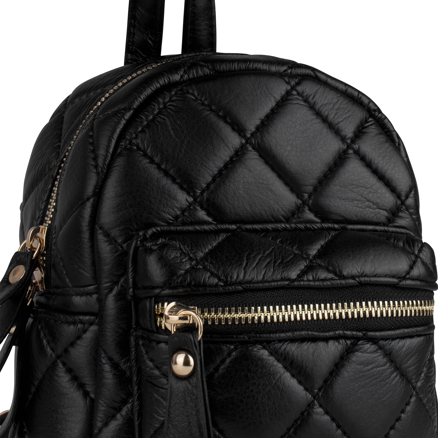 Mini Black Travel Back Pack for Women perfect for Airport Look