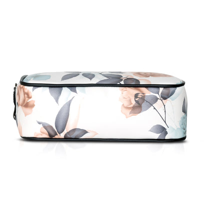 Shop Fashionable green floral sling bag with durable strap and modern design.