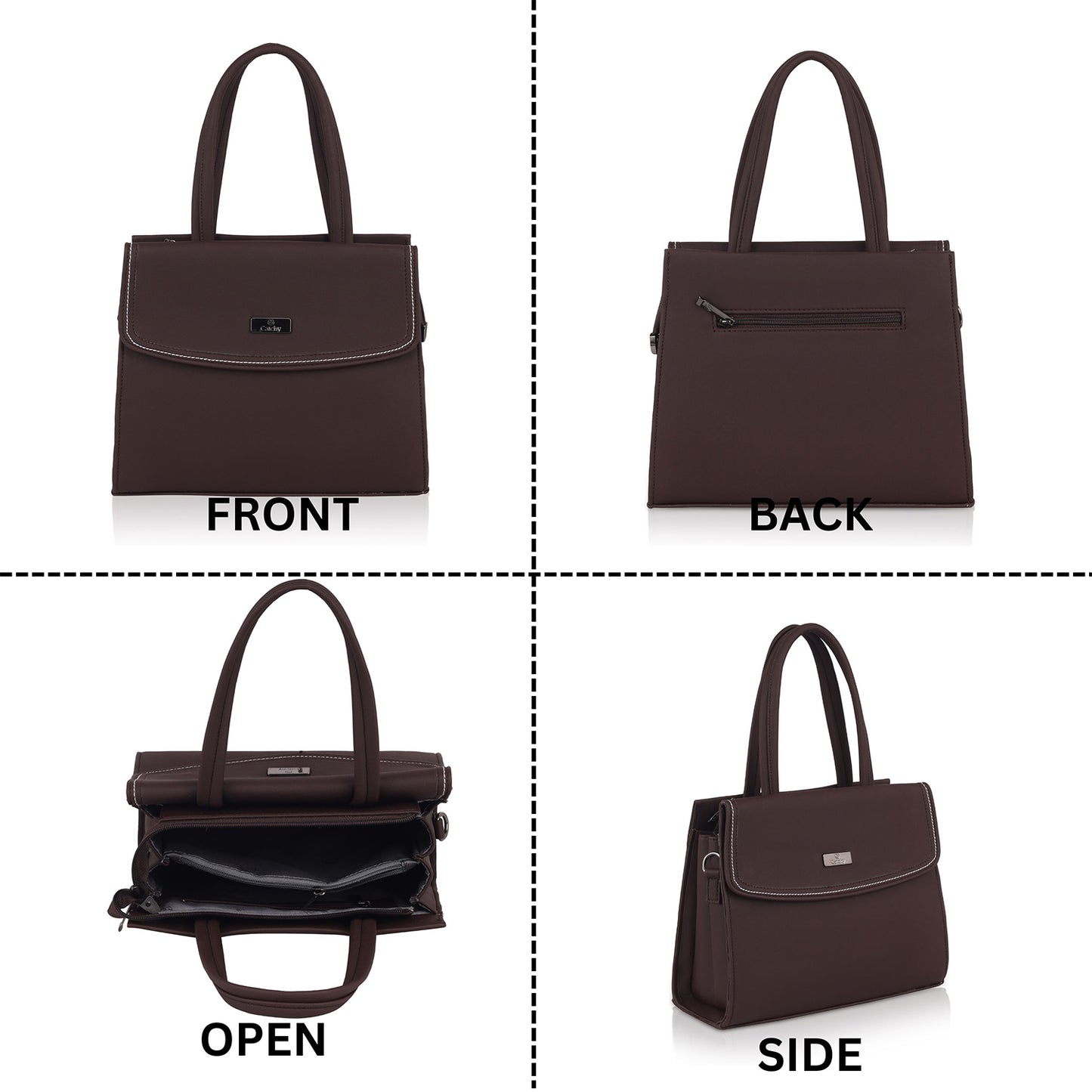 Catchy Everyday use Women Black, Brown and Tan Handbag